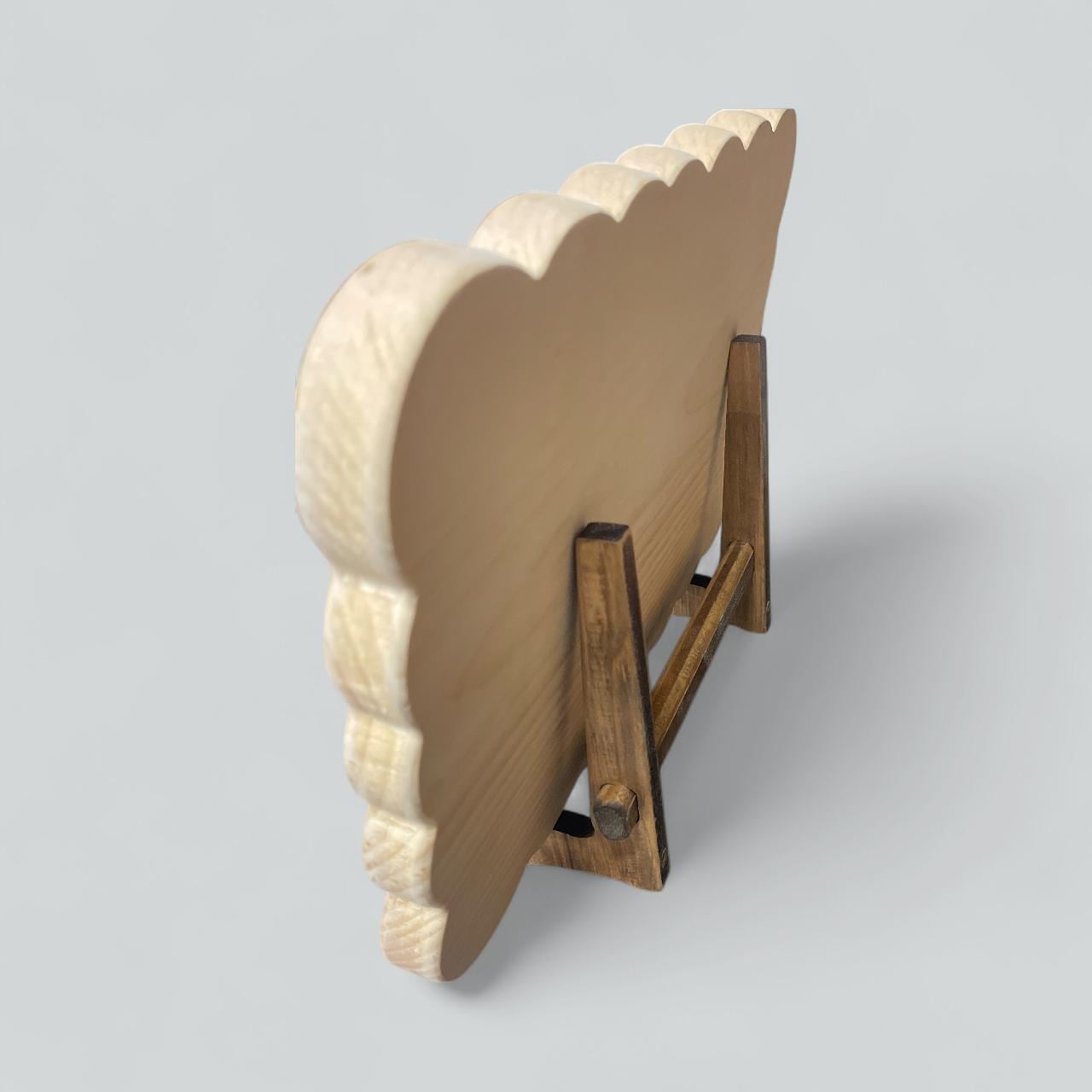 Wood Cutting Board Display Stand, Charcuterie  Holder,  Serving Platters Organizer