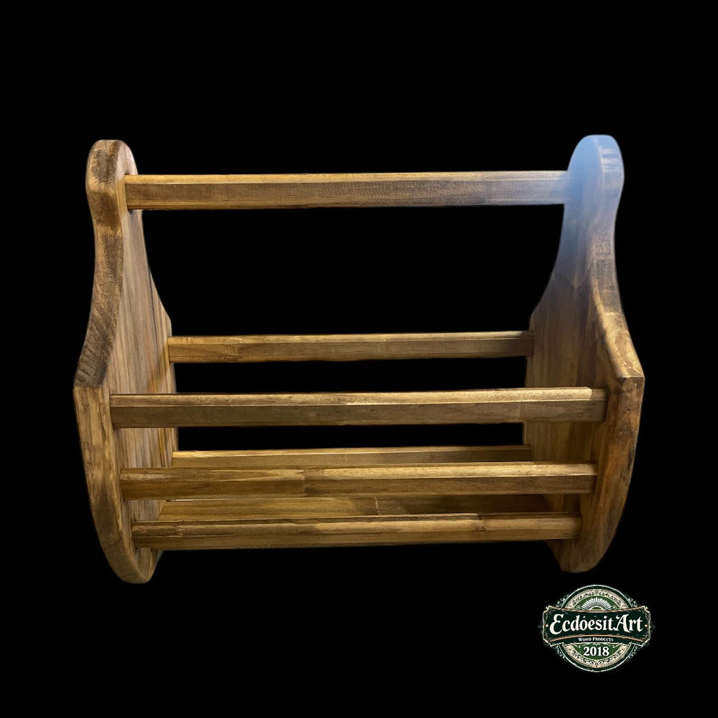 Handmade Wooden Garden Harvesting Basket - Farmhouse Decor Tote