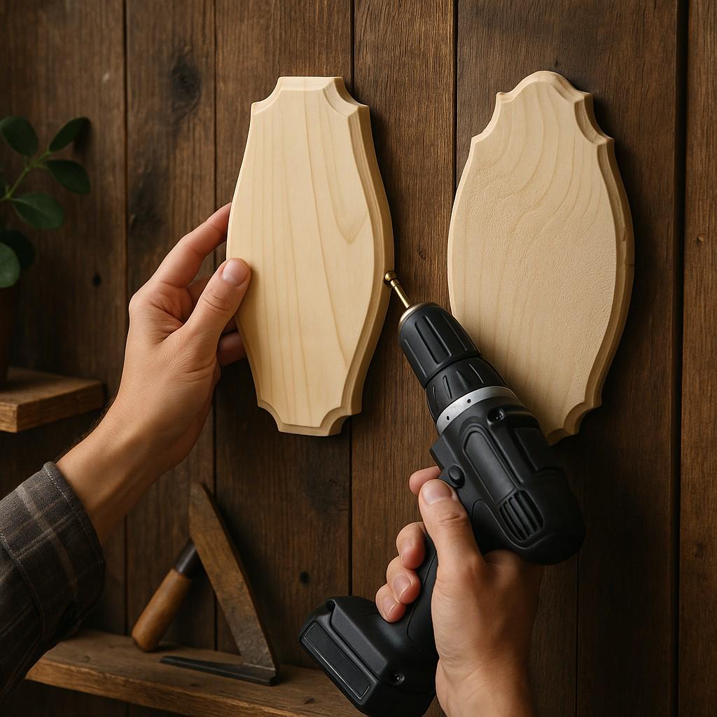 Wooden  Plaque.  Unfinished. Sconces plaques. decoupage bases.