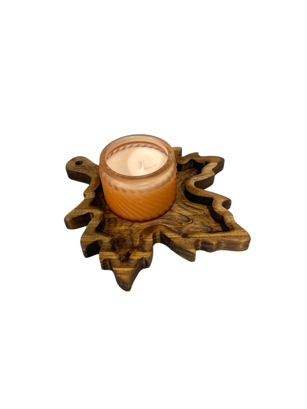 Maple leaf wood tray