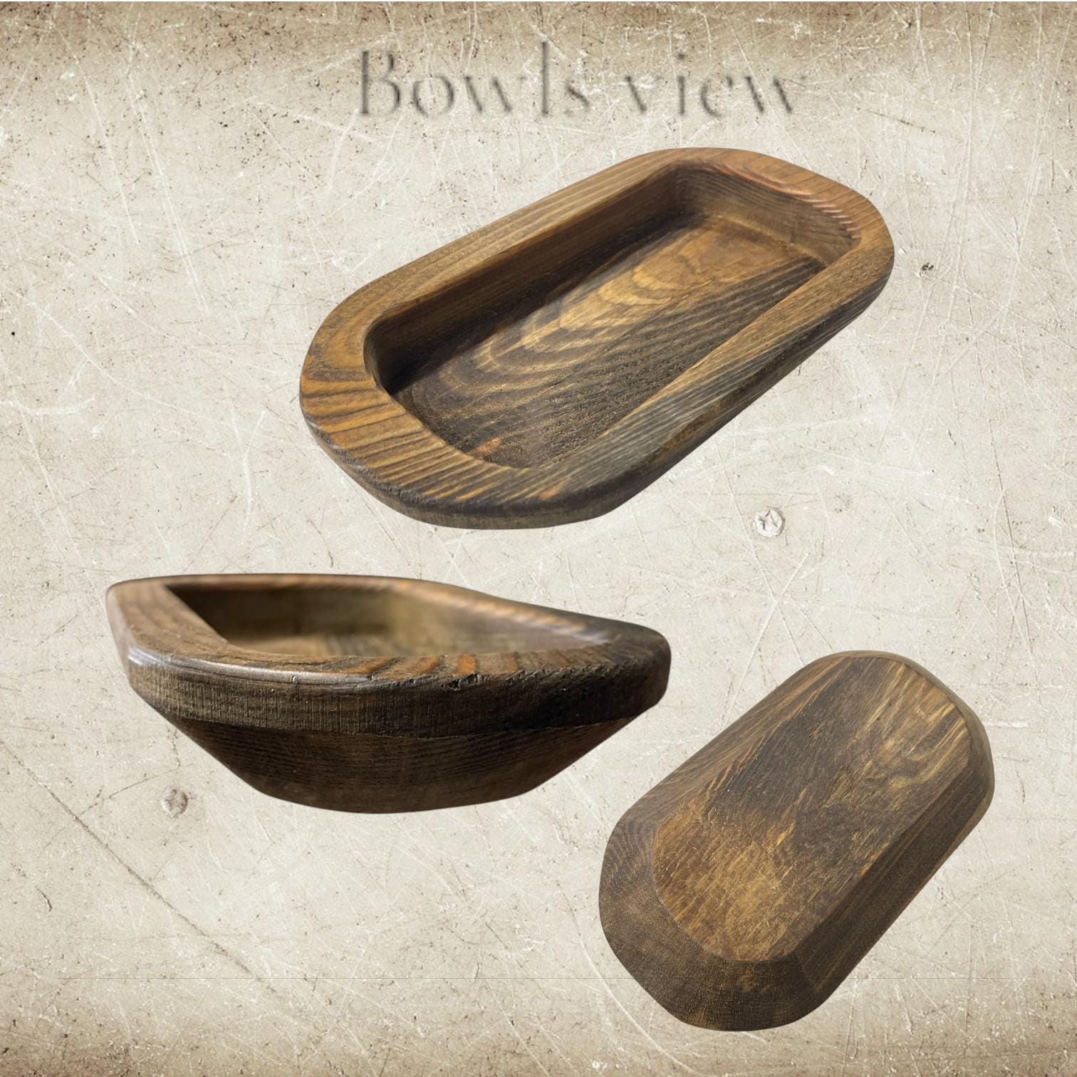 Prayer Bowl  | Hand Carved Wooden  | religious  Gift