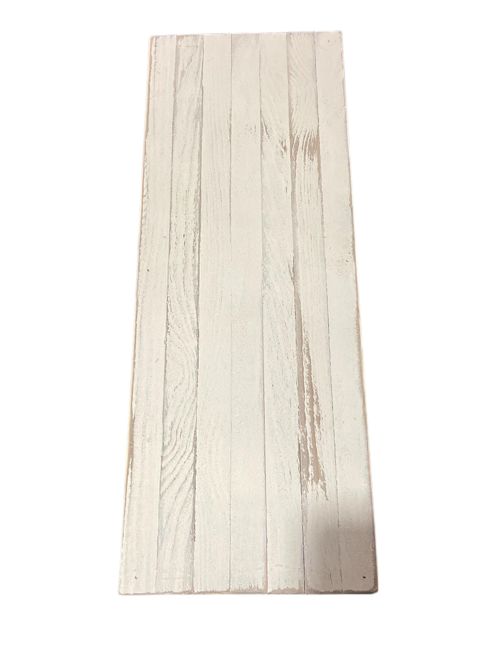 3 Distressed White Wood Sign Set: Rustic DIY Photo Backdrops (20x7 inch)